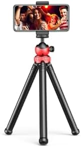 Esnek Monopod Youtuber Yayıncılar ve Sosya Medya için İdeal 30cm Ahtapot 360 Derece Taşınabilir Ayakları Bükülebilir Selfie Telefon Tutuculu 3 Ayaklı Kampda Tatilde Gezilerde