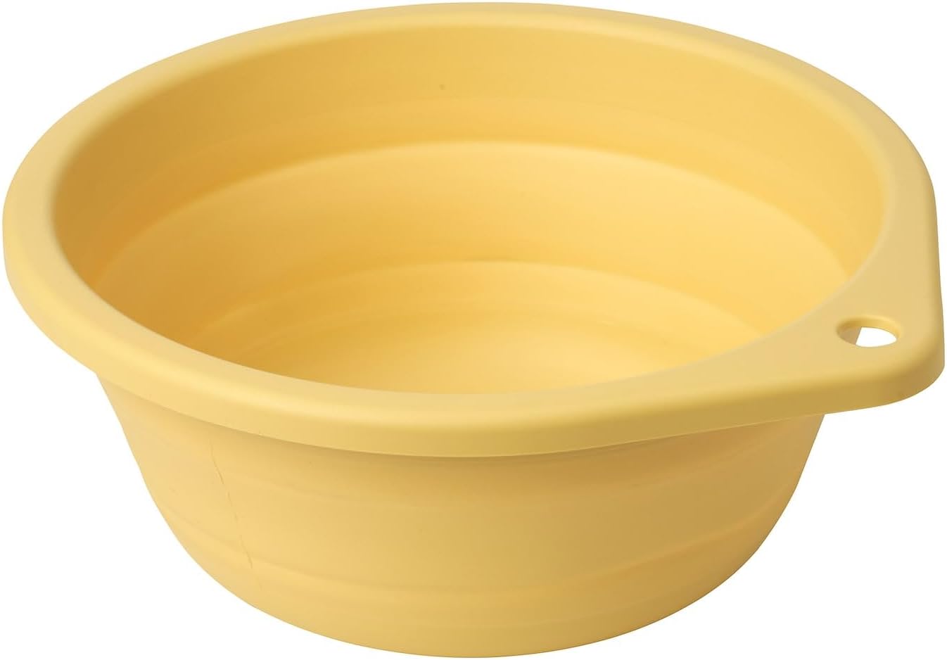 Leğen, sarı, 27 cm, katlanabilir