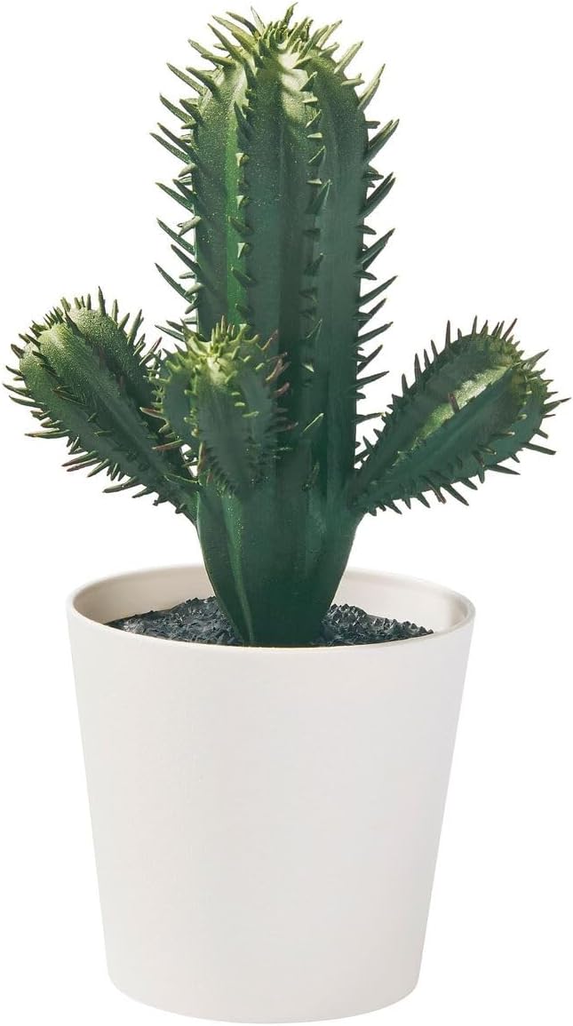 Yapay bitki, yeşil, 6 cm, kaktüs, iç/dış mekan