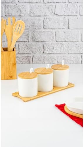 Bambum Flora 3'Lü Baharat Seti Kaşıklı