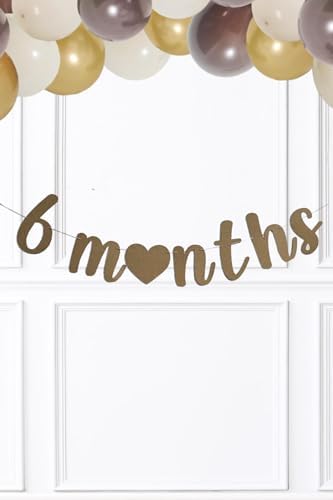 Alternative view of 6 Months Banner Duvar Süsü Yarım Yaş, Altı Ay Parti Süsleri