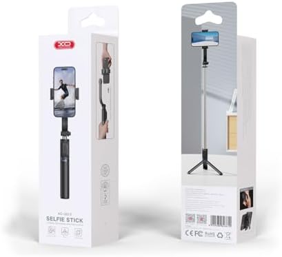 XO is Beauty Selfie Çubuğu SS13 Ayarlanabilir (17cm-106cm), 360° Rotasyonlu Başlık, Uzaktan Kumandalı (30m Mesafe), Bluetooth 4.2 Entegre, Suya Dayanıklı, Hızlı Şarj ve Gelişmiş Sensör Teknolojisi
