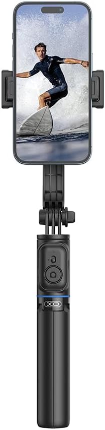 Alternative view of XO is Beauty Selfie Çubuğu SS13 Ayarlanabilir (17cm-106cm), 360° Rotasyonlu Başlık, Uzaktan Kumandalı (30m Mesafe), Bluetooth 4.2 Entegre, Suya Dayanıklı, Hızlı Şarj ve Gelişmiş Sensör Teknolojisi