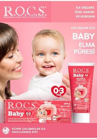 Baby Elma Püresi Aromalı Diş Macunu ve Diş Fırçası Seti