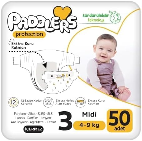 Protection Bebek Bezi 3 Numara (50 Adet) Bakım Seti