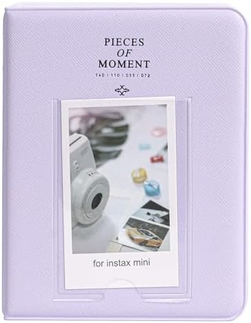 Mini 12 Lila Fotoğraf Makinesi 10lu Film Ve Pvc Albümlü Çantalı Set 2-FOTSI00199-FB-SET2