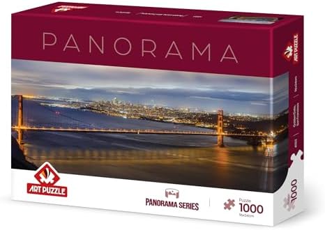 Alternative view of Gate,San Francisco 1000 Parça Panorama Puzzle
