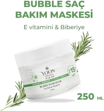 Alternative view of Biberiye ve E Vitamini İçeren Nemlendirici & Onarıcı Saç Bakım Maskesi - 250ml | Saçları Güçlendirir, Besler ve Parlatır | Kuru ve Yıpranmış Saçlar İçin