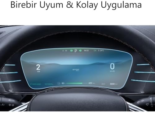 BYD TANG 12.3 inç Ekran Koruyucu Dijital Gösterge