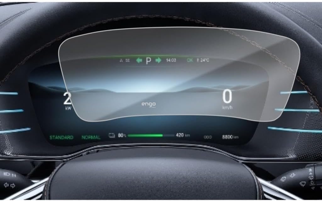 Alternative view of BYD TANG 12.3 inç Mat Ekran Koruyucu Dijital Gösterge Şeffaf