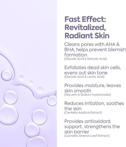 Alternative view of Cilt Tonu Eşitleyici Peeling Serum – AHA BHA Eksfoliyan & Gözenek Temizleyici | Salisilik Asit & Glikolik Asit ile Aydınlatıcı, Anti-Aging Cilt Bakımı, 50 ml