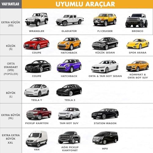 Buz ve Kar Önleyici Araç Ön Cam Örtüsü Brandası | Ağır Hizmet Tipi 600D Kumaş | Arabalar, SUV`lar, Kamyonetler İçin Oto Ön Cam Koruyucu Güneşlik | Don Örtüsü (185x109cm) XL - Gri
