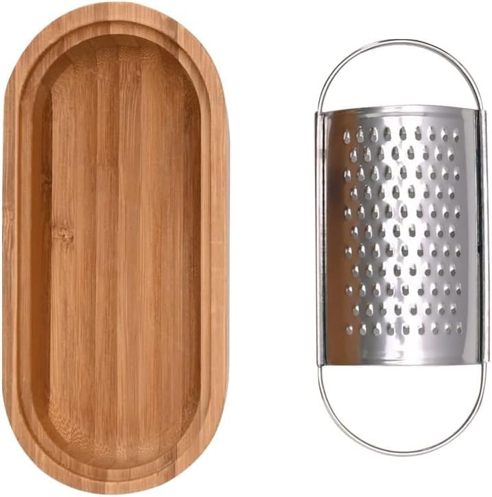 Alternative view of Bambu Sarımsak, Peynir Rendesi ve Saklama Kavanozu, Paslanmaz Çelik ve Bambu Malzemeden Üretilmiştir. Rendelenmiş Peynirin Dağılmadan Servis Edilmesine Yardımcı Olur. (15cm*4cm*7cm)