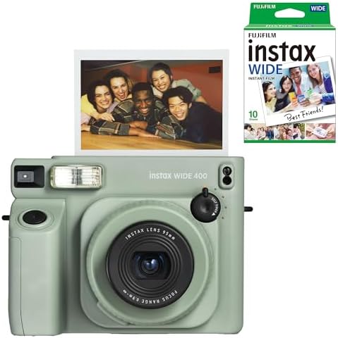 Wide 400 Yeşil Fotoğraf Makinesi ve 10'lu Film
