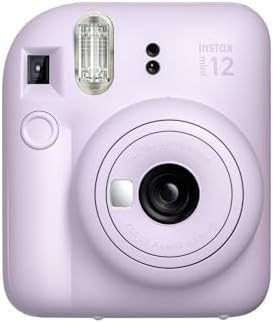 mini 12 Lila Fotoğraf Makinesi-10'lu Film ve Şeffaf Kılıf Seti