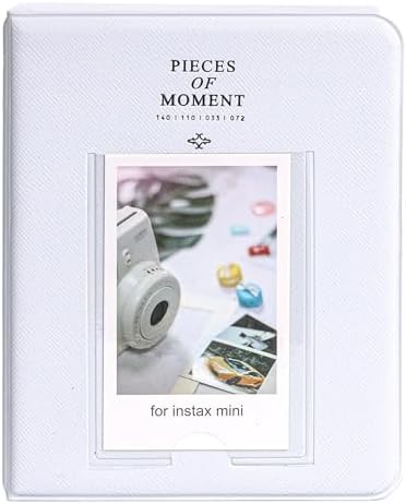 Alternative view of mini 12 Beyaz Fotoğraf Makinesi 10'lu Film Simli Pleksi Kılıf PVC Albüm ve Kıskaçlı Resim Standı Bundle Box