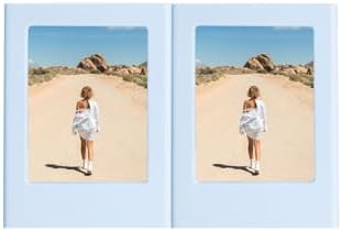 Alternative view of Mini Film Uyumlu Mavi 2'li Mıknatıslı Fotoğraf Çerçeve Seti