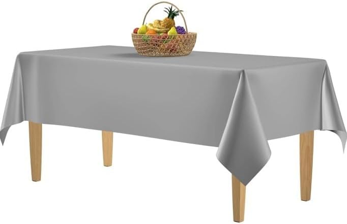 Alternative view of Plastik Kullan At Masa Örtüsü Gri 137 * 270 cm