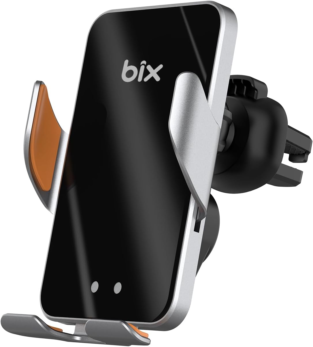 Alternative view of Bix BXCH9 MagSafe 15W Kablosuz Hızlı Şarj Destekli Ultra İnce Metal Gövdeli 360 Derece Ayarlanabilen Araç içi Telefon Tutucu Gri