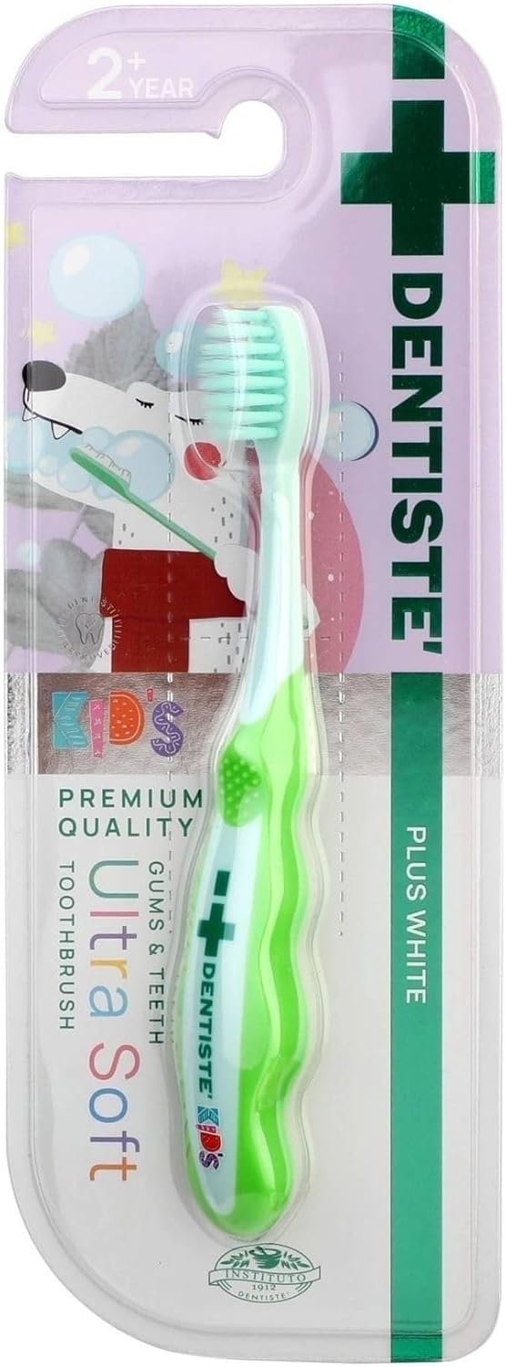 DENTISTE' Kids Gum Çocuk Diş Fırçası Yeşil-Turkuaz