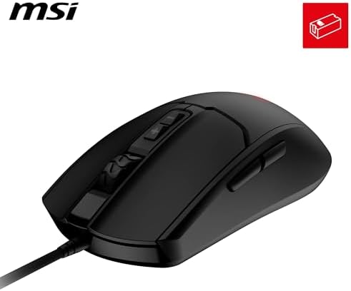 Alternative view of MSI GG FORGE GM100 GAMING MOUSE MAX 6400 DPI 108GR 1,5m KABLO OPTIK SENSOR MICRO SWITCH RGB LED OYUNCU FARESI