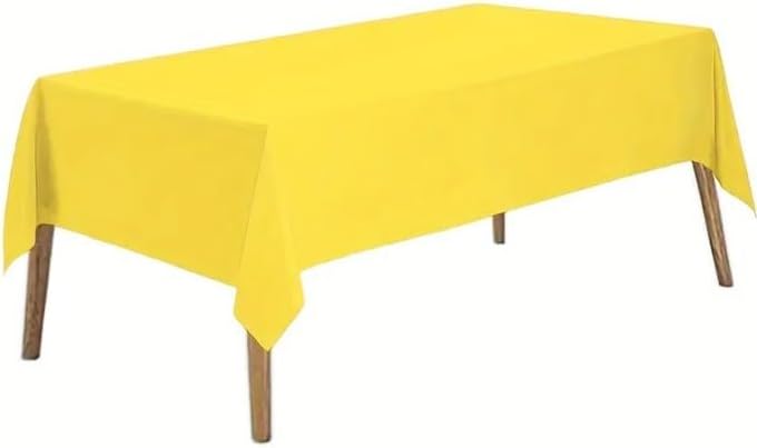 Plastik Kullan At Masa Örtüsü Sarı 137 * 270 cm