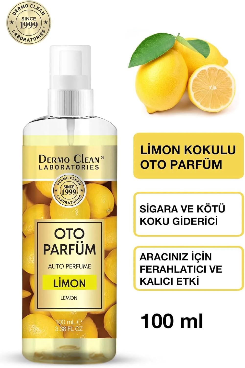 Alternative view of Dermo Clean Limon Kokulu, Oto Parfüm 100 mililitre