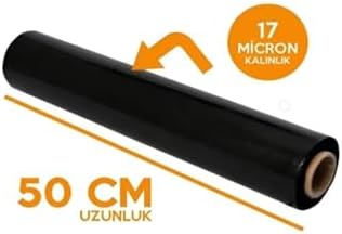 Siyah Palet Streç 50 CM 17 Mic. 2000Gr / 300mt.
