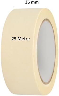 2 Adet Maskeleme Bandı Boya Bandı 36mm X 25m Kağıt Bant