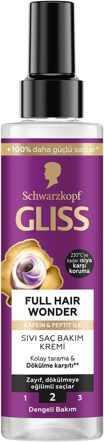 Alternative view of Gliss Full Hair Wonder Saç Dökülme Karşıtı Sıvı Saç Kremi 200 ml