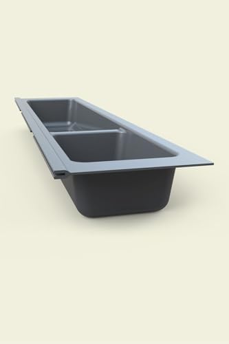 Mutfak Çekmece İçi Modüler İki Bölmeli Kaşıklık 11cmX48cm(Boydan 4cm Kesilebilir)