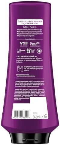 Alternative view of Gliss Full Hair Wonder Saç Dökülme Karşıtı Saç Bakım Kremi 360 ml