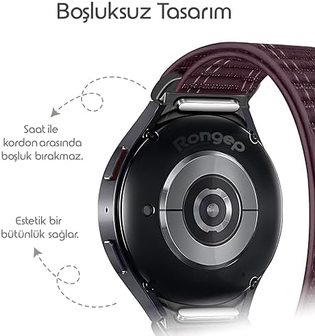 Alternative view of Yeni Nesil Bağlantı Loop 20mm Kordon ile Uyumlu Galaxy 7/6/5/4 Serisi için Galaxy 7 Kordon (40mm/44mm) 6/4 (47/43/42mm) 5 Pro Uyumlu