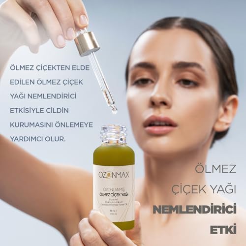 OZONLU ÖLMEZ ÇİÇEK YAĞI 50 ML (KANTARON)-Hassas ciltlerde, kuru ciltlerde destekleyici olarak kullanılabilir, Cildi sakinleştirir, Cilt bariyerini güçlendirir. Her cilt Tipine Uygundur.