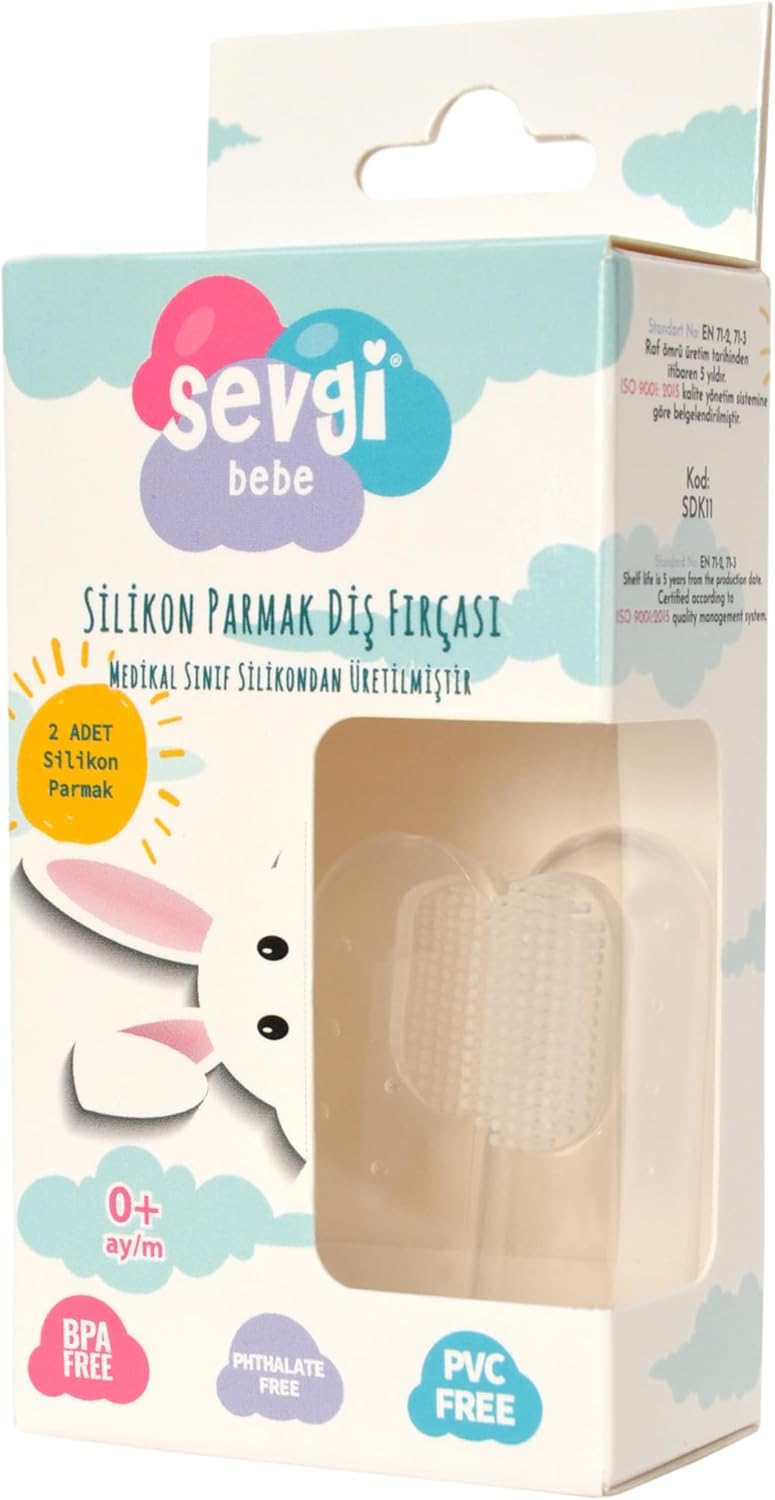 Alternative view of SEVGİ BEBE 2'li Silikon Parmak Bebek Diş Fırçası