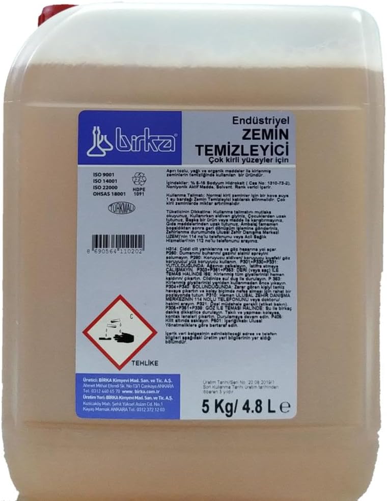Birka Endüstriyel Zemin Temizleyici 5 Kg.