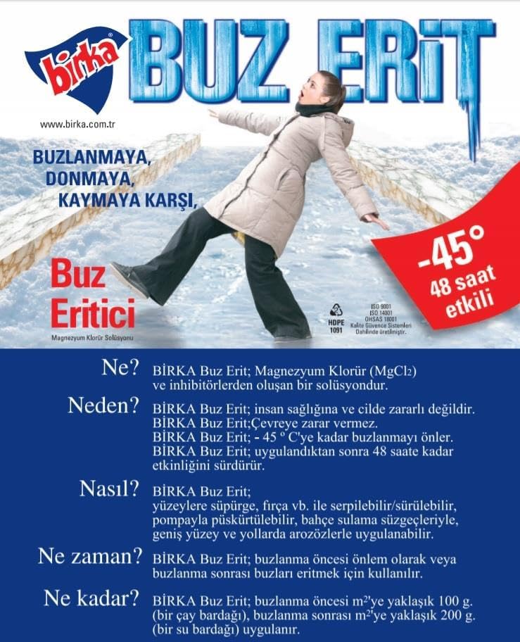 Birka Buz Erit 6 Kg.