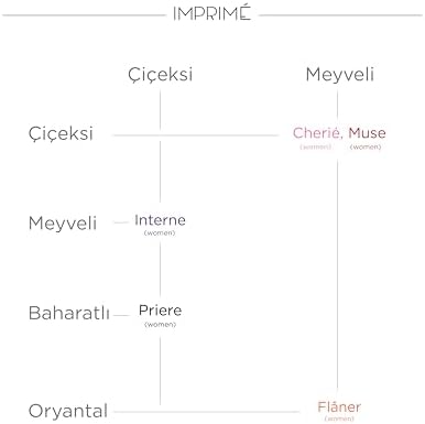 Alternative view of Imprimé Mini Parfüm Kadın Deneme Seti 5 X 2 ml (Muse, Cherie, Priere, Interne ve Flaner)
