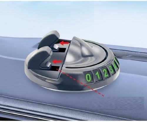 Alternative view of 360° Dönebilen Yapışkanlı Numaratörlü Araç İçi Telefon Tutucu, 2'si 1 Arada Numaratör ve Telefon Tutucu Torpido Üstü