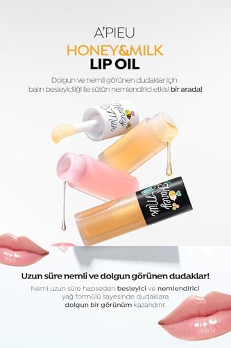 Alternative view of Bal ve Süt Özlü Besleyici Nane Aromalı Dudak Bakım Yağı A'PIEU