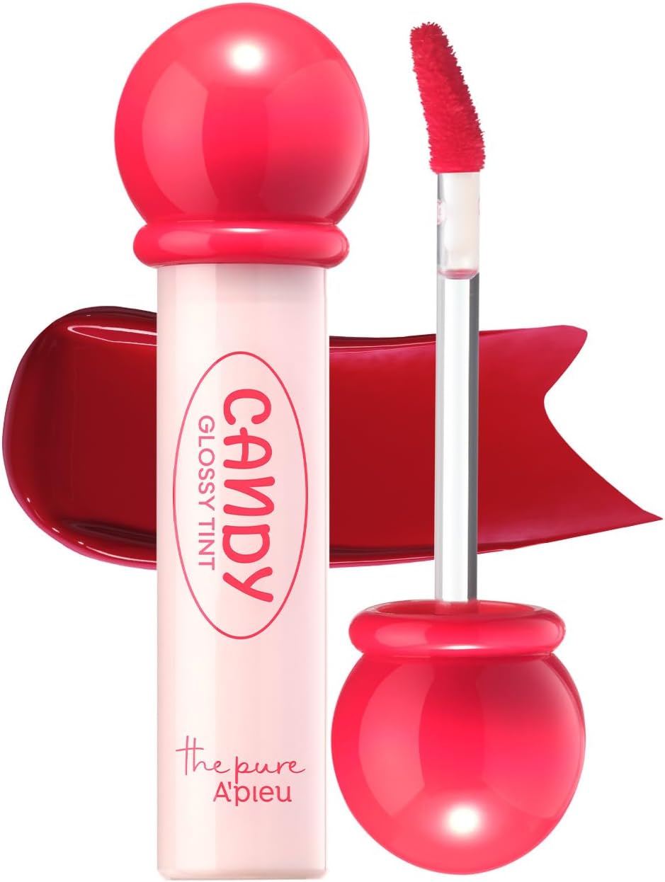 Uzun Süre Kalıcı, Parlak Bitişli, Su Bazlı Tint A'pıeu The Pure Candy Tint NO.01 Cherry