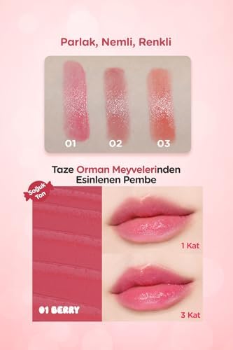 Alternative view of Dudakları Nemlendiren Parlak Bitişli Renkli Dudak Balmı A'pıeu The Pure Candy Balm No.02 Plum