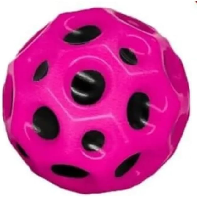 Alternative view of MOON BALL (YÜKSEĞE ZIPLAYAN TOP) - 7 CM - SÜPER EĞLENCELİ UZAY TOPU - SPACE - BOUNCY BALL - MOR