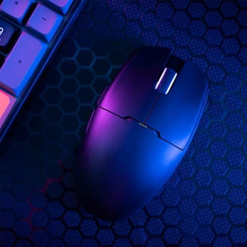 Aigo GM80 PLUS Siyah Kablosuz Gaming Mouse - 12000 DPI, PAW3311 Sensör, 3 Modlu Bağlantı (USB, 2.4G, Bluetooth), Ultra Hafif 52.2g