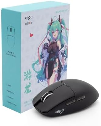 Alternative view of Aigo GM80 PLUS Siyah Kablosuz Gaming Mouse - 12000 DPI, PAW3311 Sensör, 3 Modlu Bağlantı (USB, 2.4G, Bluetooth), Ultra Hafif 52.2g