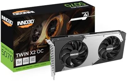 Inno3D GeForce RTX5070 x2 OC 12GB 192Bit GDDR7 Ekran Kartı N50702-12D7X-195064N