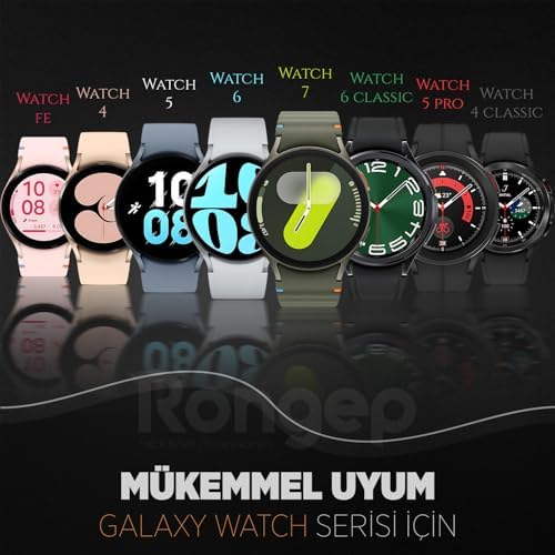 Alternative view of ile Uyumlu Kısaltma Aparatlı 20mm Çelik Kordon Galaxy 7/6/5/4 Serisi (40mm/44mm) 6/4 (47/43/42mm) için Metal Kordon Bakla Model Galaxy 7 Kordonu
