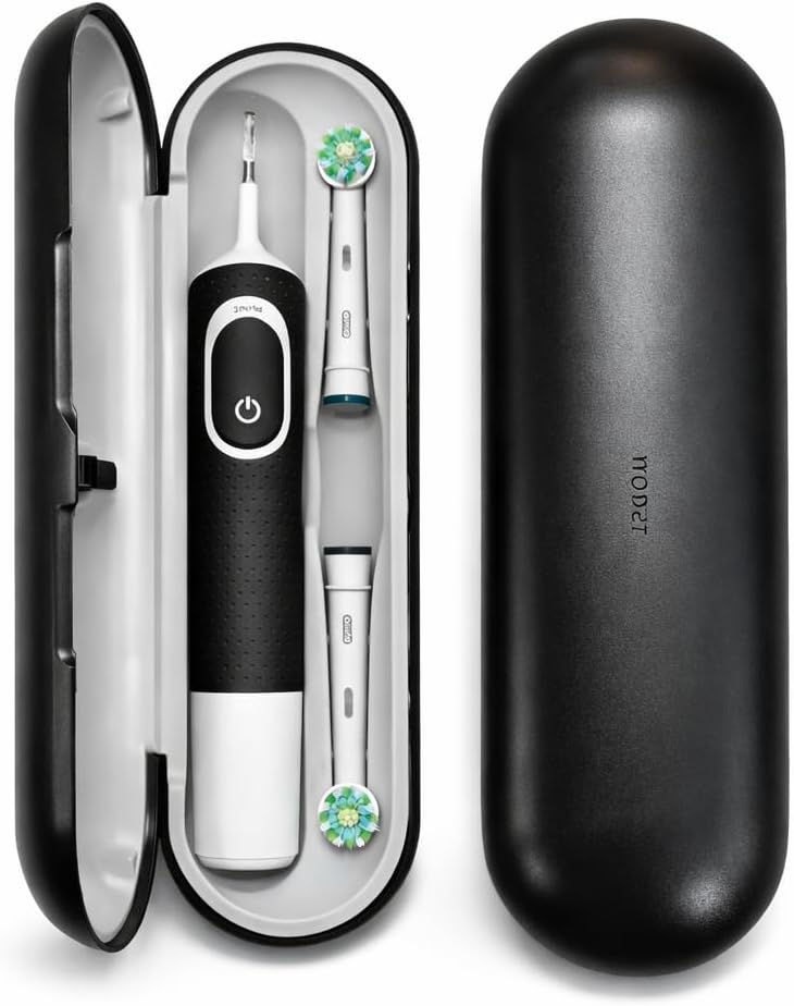 Alternative view of ORAL-B Şarjlı Diş Fırçası İçin Saklama Kabı - Sadece Oral-B Pro 1, Vitality Pro, vitality ve Starter Pack Serisine Özel Diş Fırçası Seyahat Kutusu (Siyah)