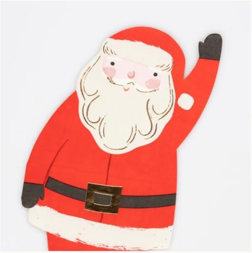 Alternative view of - Jolly Christmas Napkins - Baba Peçeteler (16'lı)