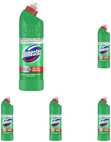 Alternative view of Domestos Yoğun Kıvamlı Çamaşır Suyu Maksimum Hijyen Dağ Esintisi 750 ml 5 paketi, 750 ML x 5, Dağ Esintisi Çamaşır Suyu